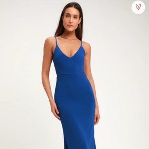 Infinite Glory Royal Blue Maxi Dress